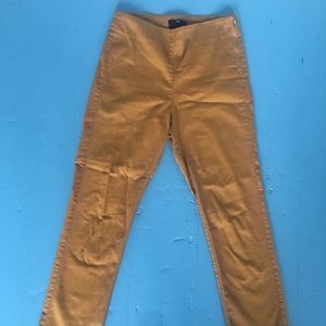 Mustard H&M women's trousers